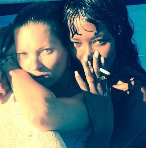 Un&#39;amicizia inossidabile. Kate e Naomi in uno scatto postato un mese fa da Naomi Campbell sul proprio profilo Instagram. 